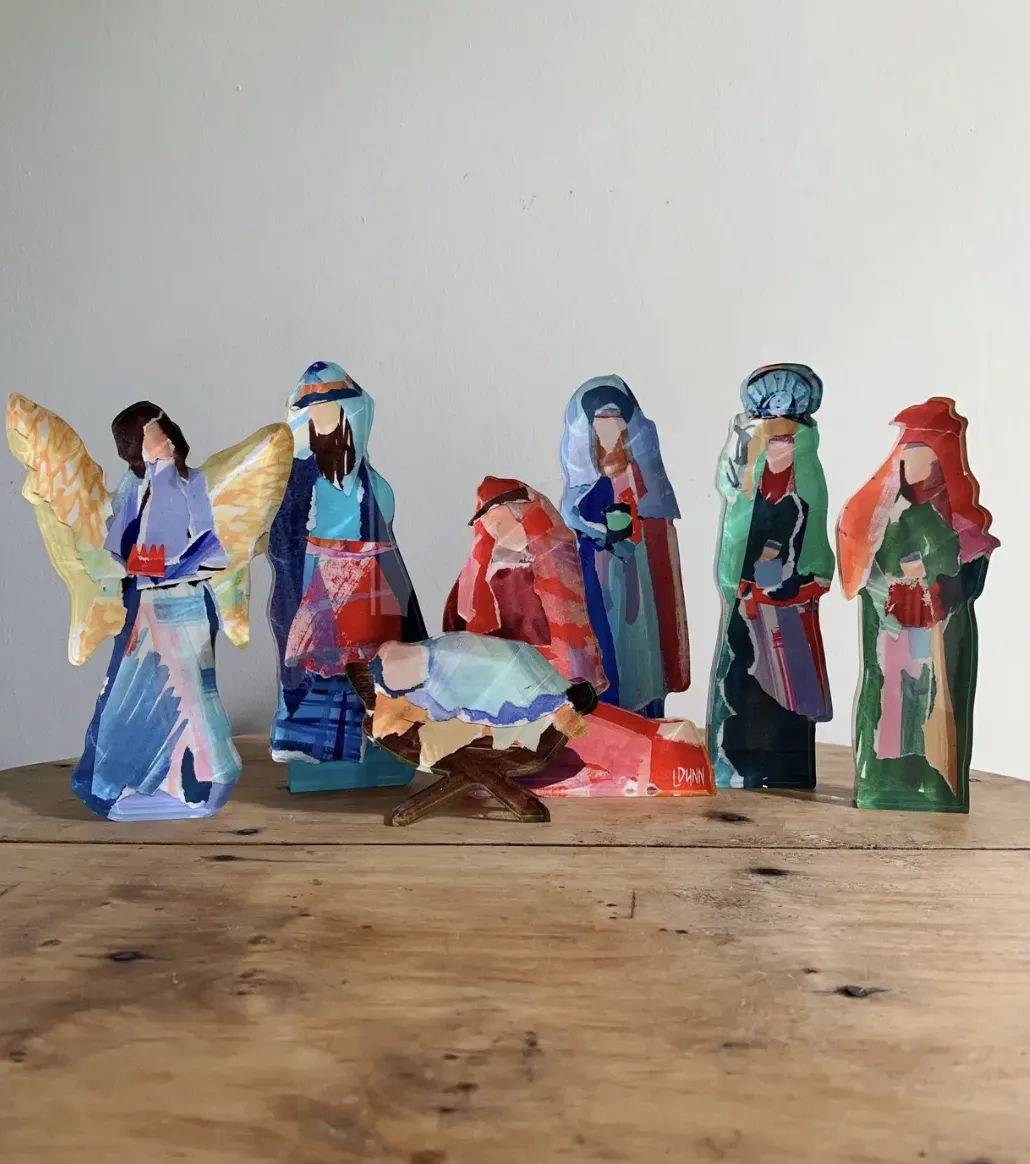 Acrylic Nativity Set - Large