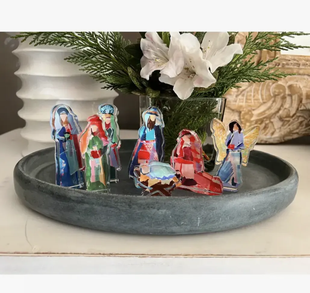 Acrylic Nativity Set - Small