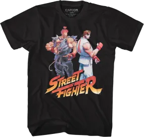 Akuma vs Ryu Street Fighter T-Shirt