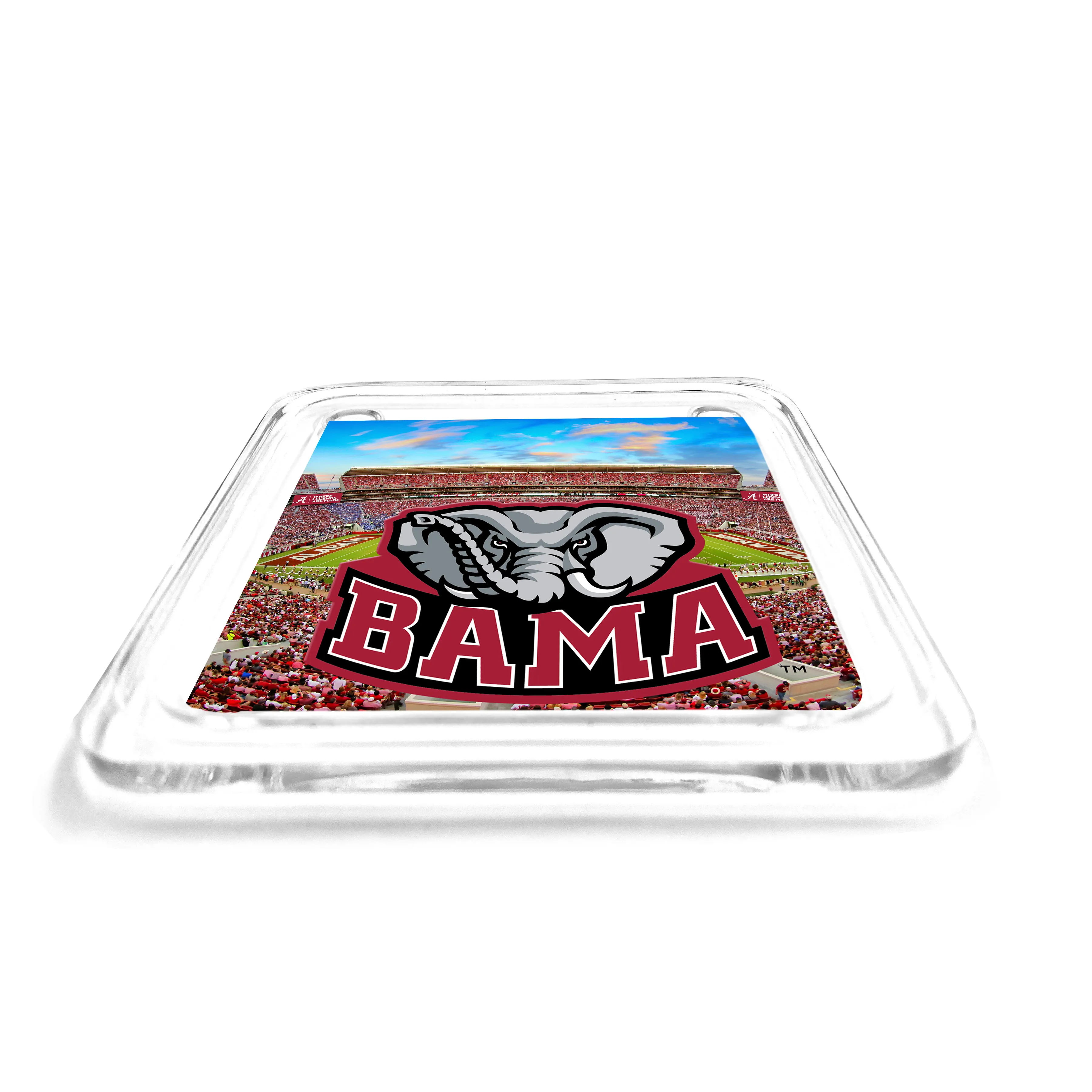 Alabama Crimson Tide - Bama Where Legends Are Made Drink Coaster