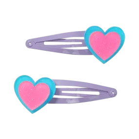 alexa hair clips - heart