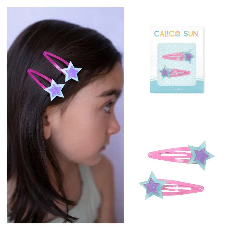 alexa hair clips - star