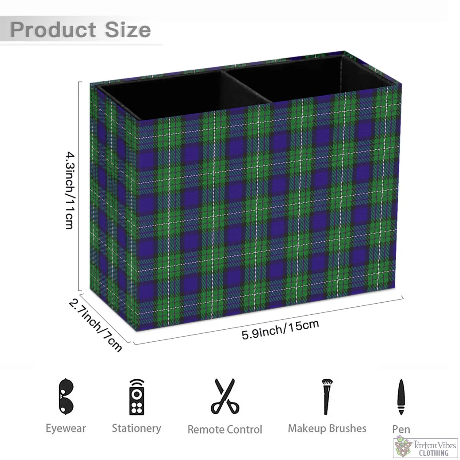 Alexander Tartan Pen Holder