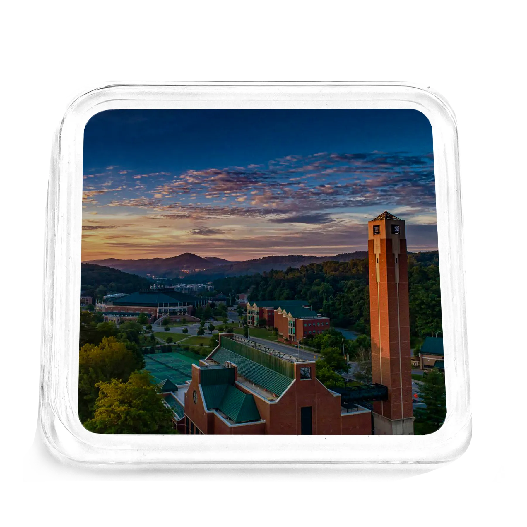 Appalachian State Mountaineers - Campus Sunset Drink Coaster