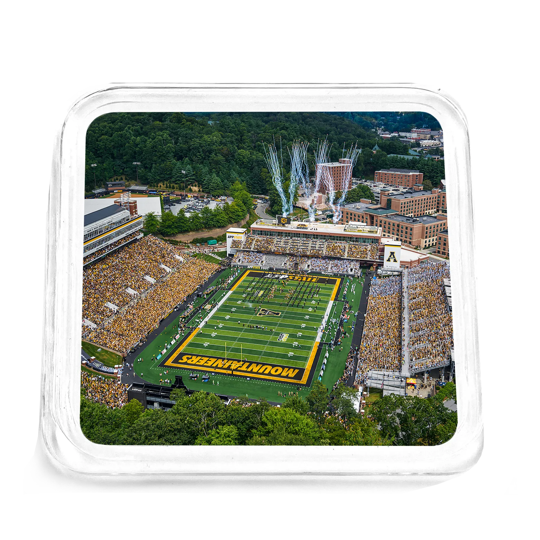 Appalachian State Mountaineers - Welcome to the Rock Drink Coaster