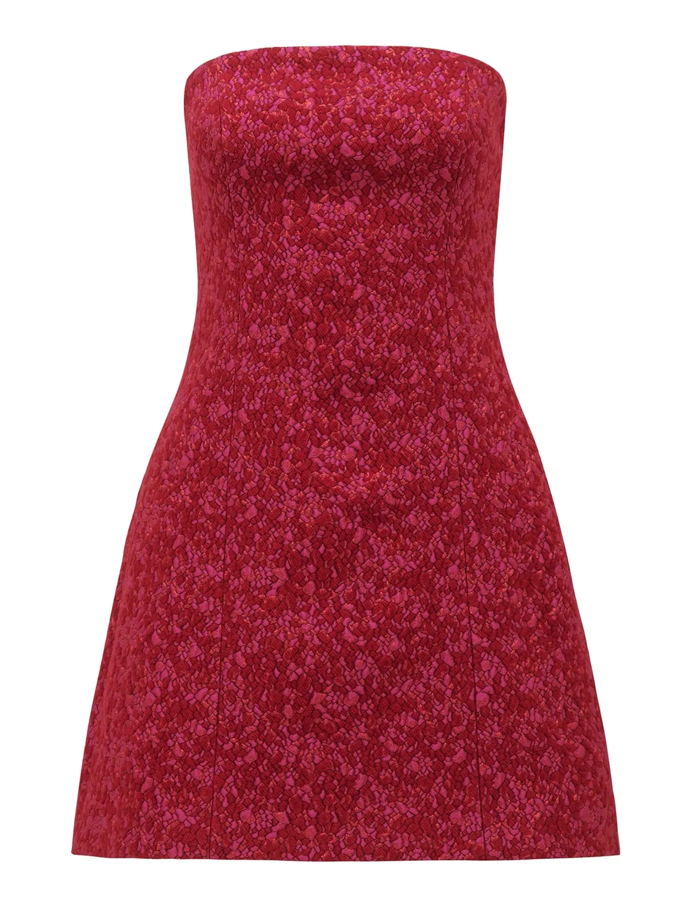 Ariana Strapless Textured Mini Dress