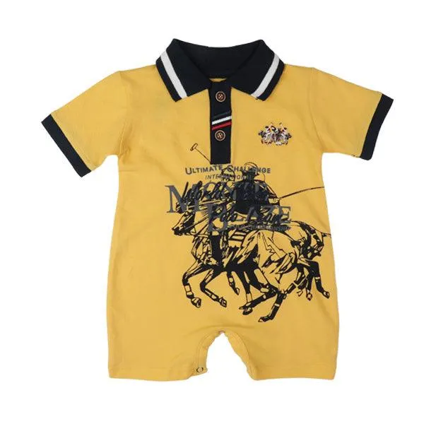 BABY BOYS YELLOW SHORT SLEEVE T-SHIRT