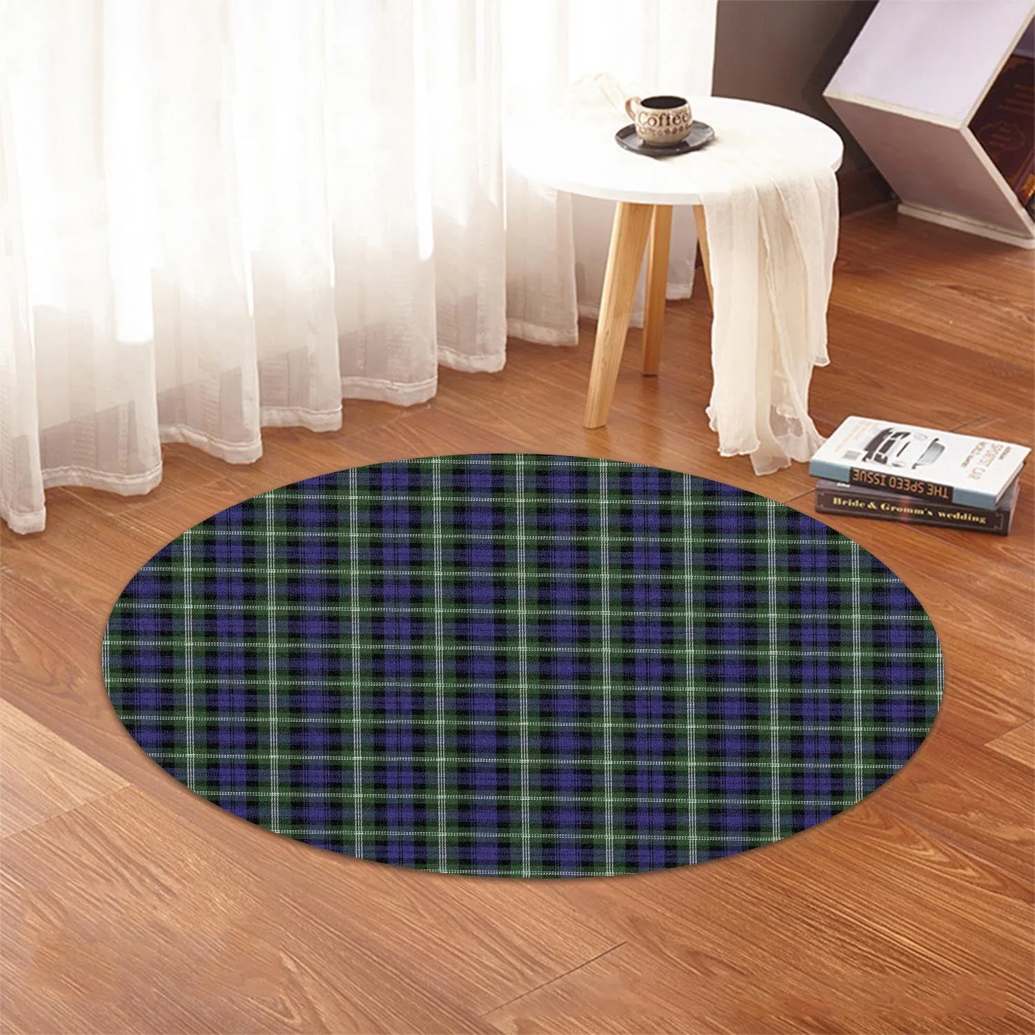 Baillie (Bailey) Tartan Round Rug