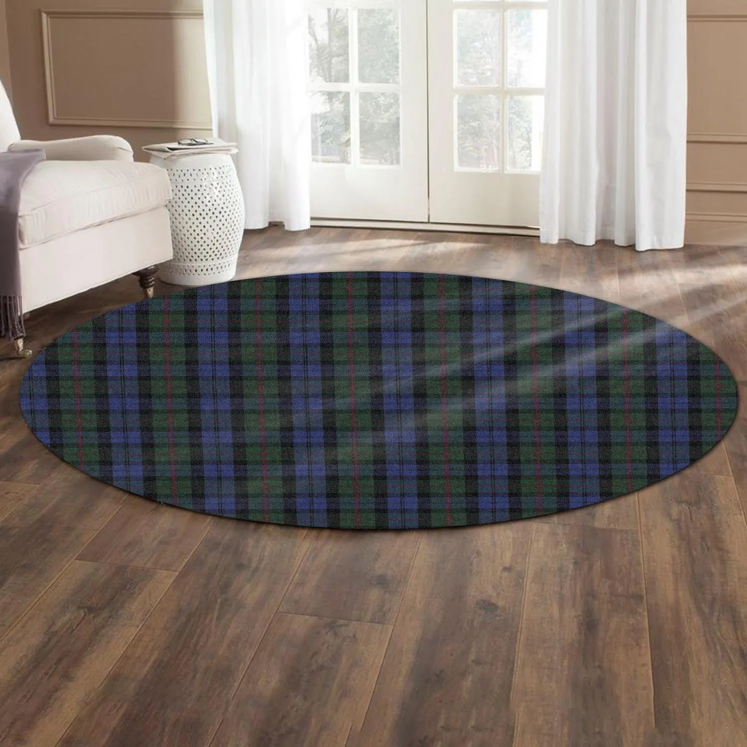 Baird Tartan Round Rug