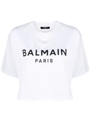 Balmain T-shirts and Polos White