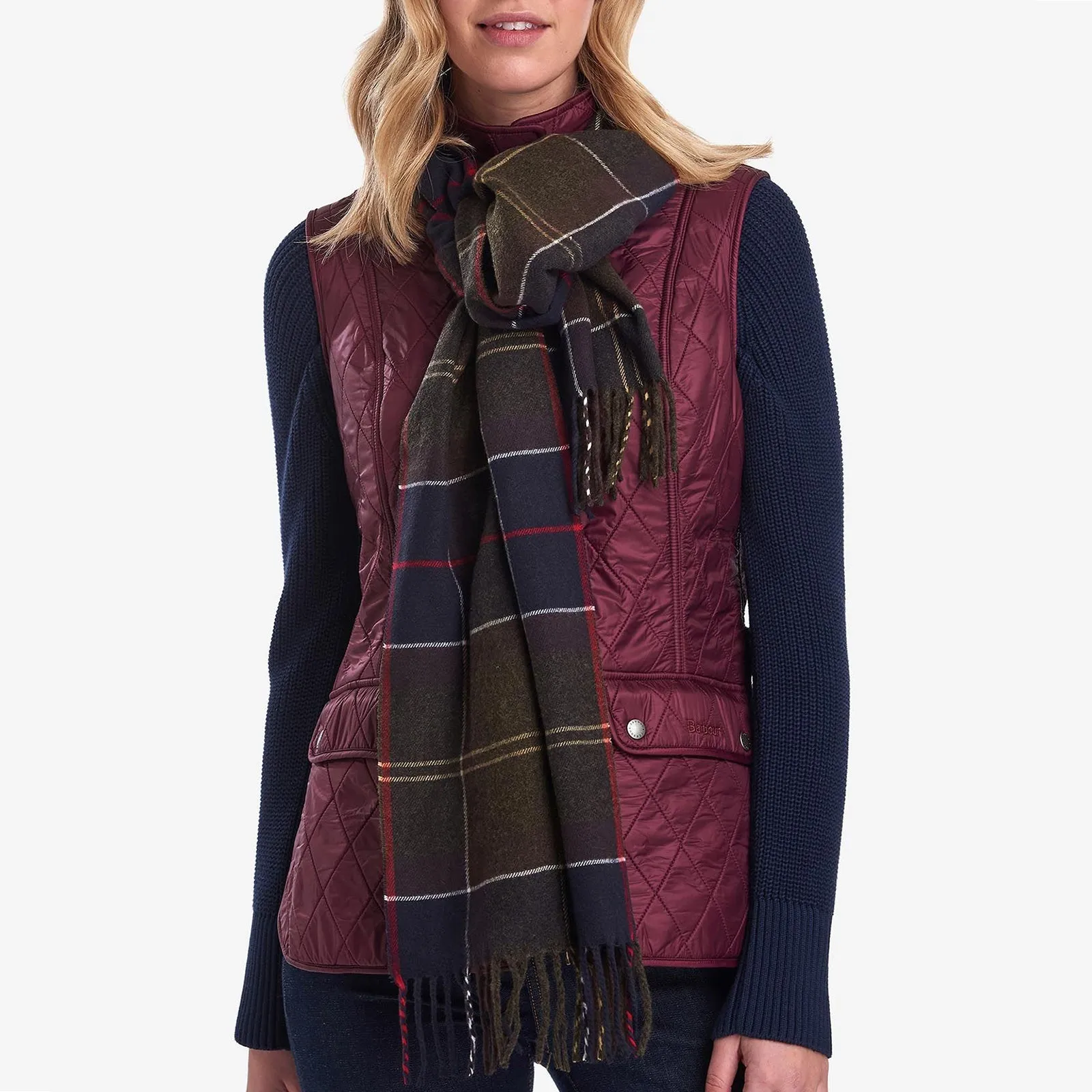 Barbour Galingale Scarf in Classic Tartan