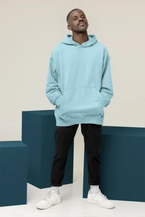 Basic Mint Blue Winter Hoodies