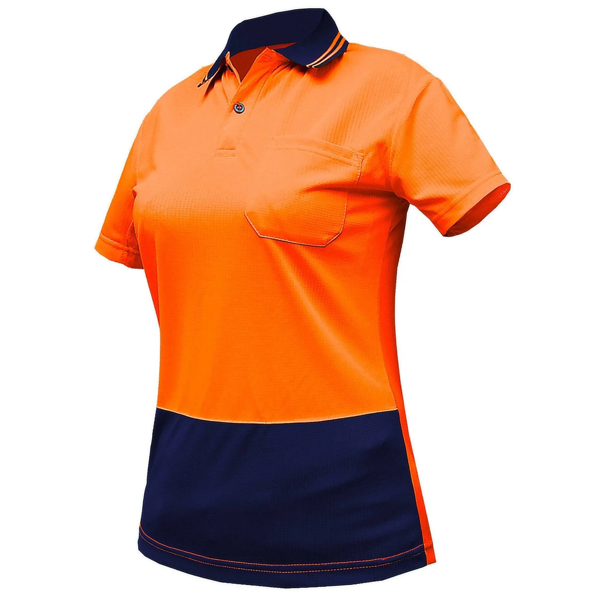 Big Bee Ladies Hi Vis Polo Shirts, Short Sleeve