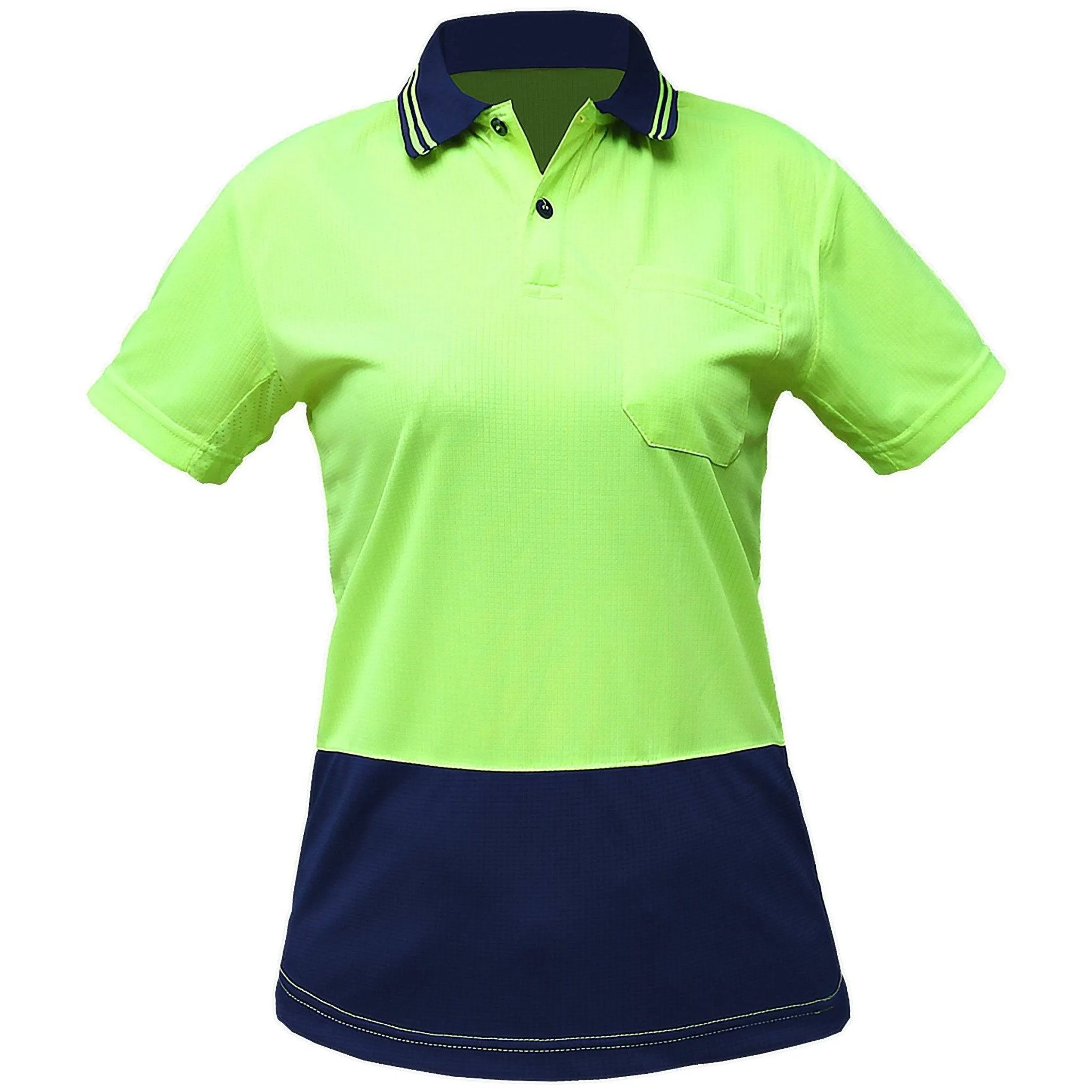 Big Bee Ladies Hi Vis Polo Shirts, Short Sleeve