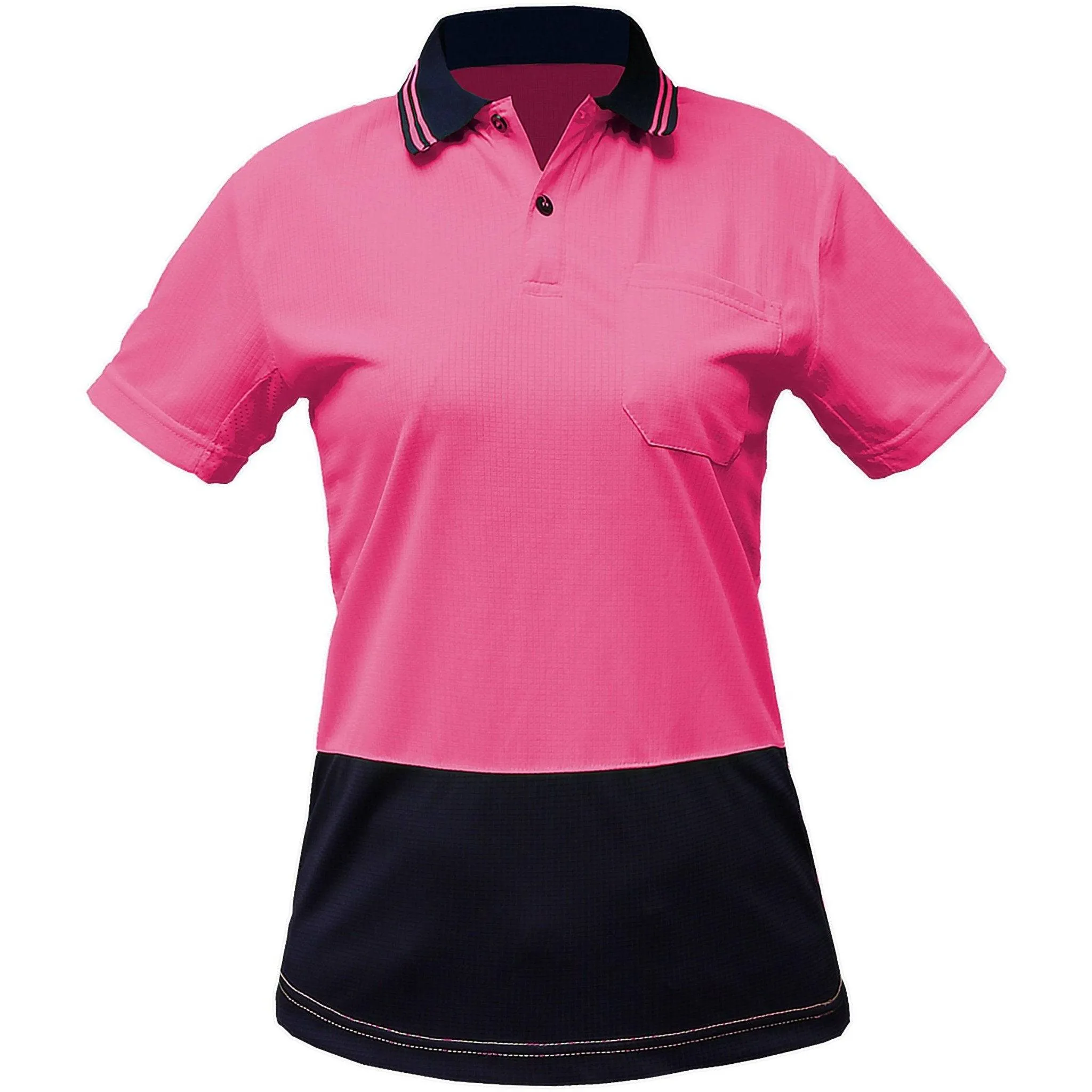 Big Bee Ladies Hi Vis Polo Shirts, Short Sleeve