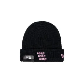 Bisous x New Era Waffle Beanie (Black)