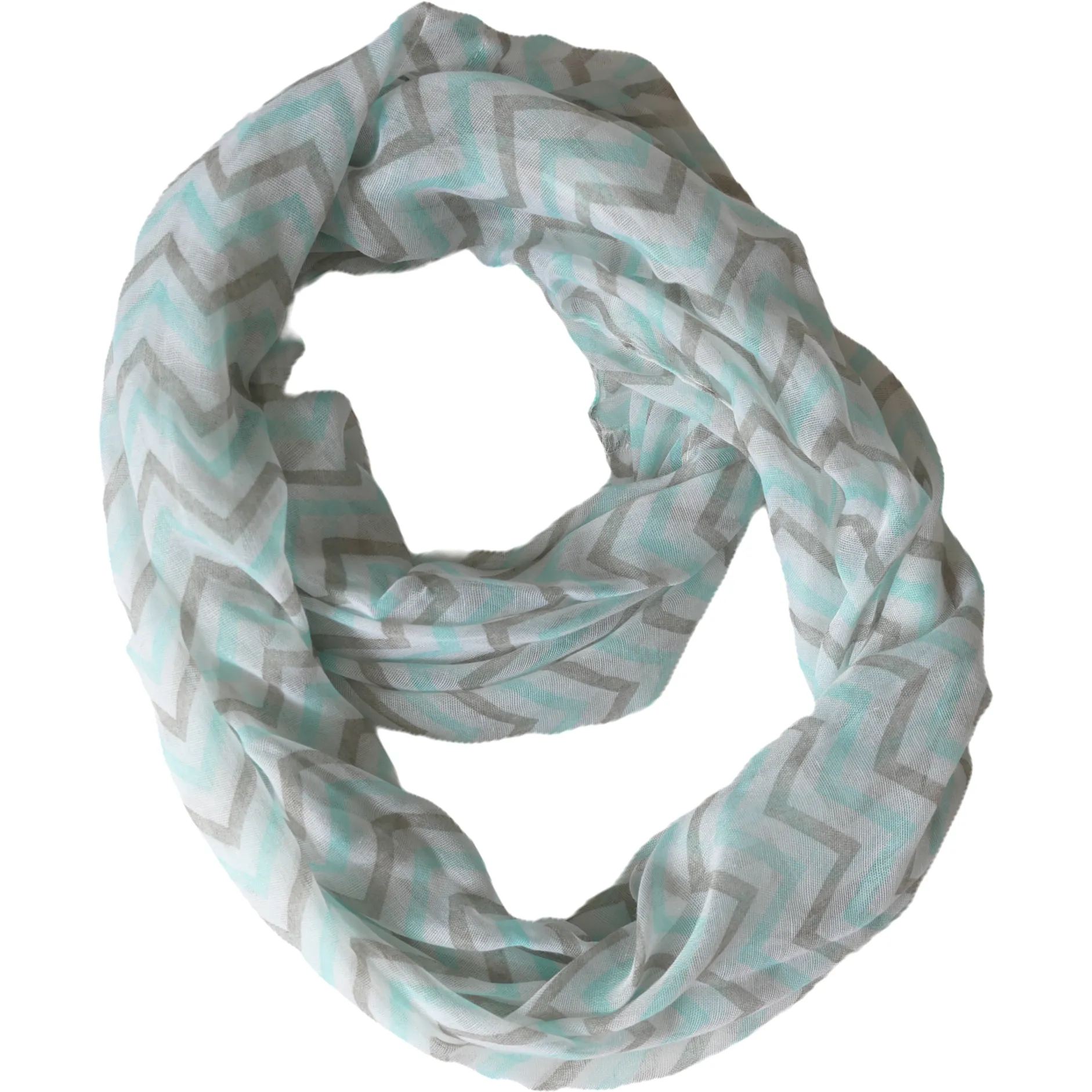 Black Chevron Infinity Scarf