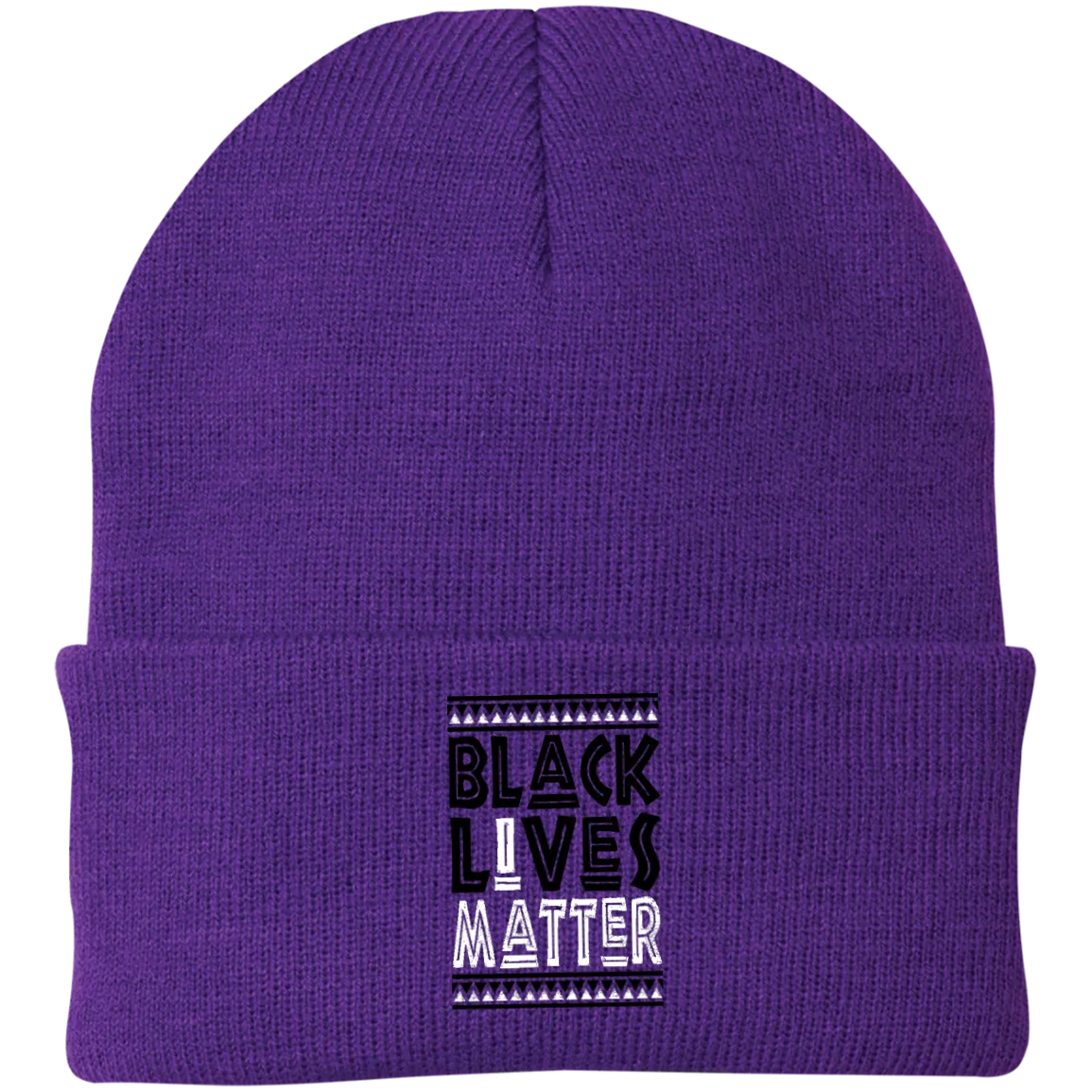 Black Lives Matter Embroidered knit cap