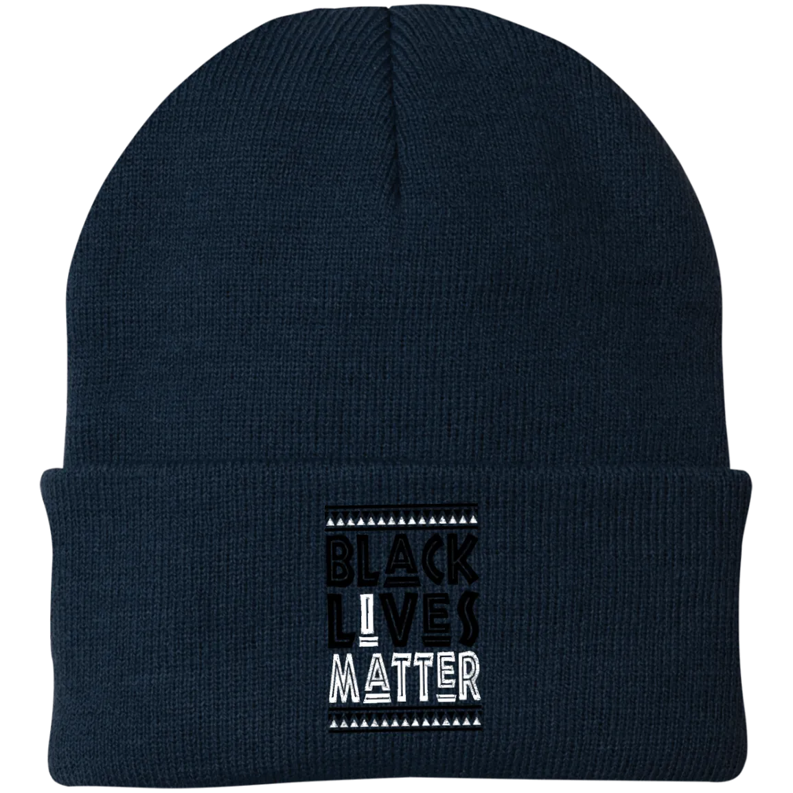 Black Lives Matter Embroidered knit cap