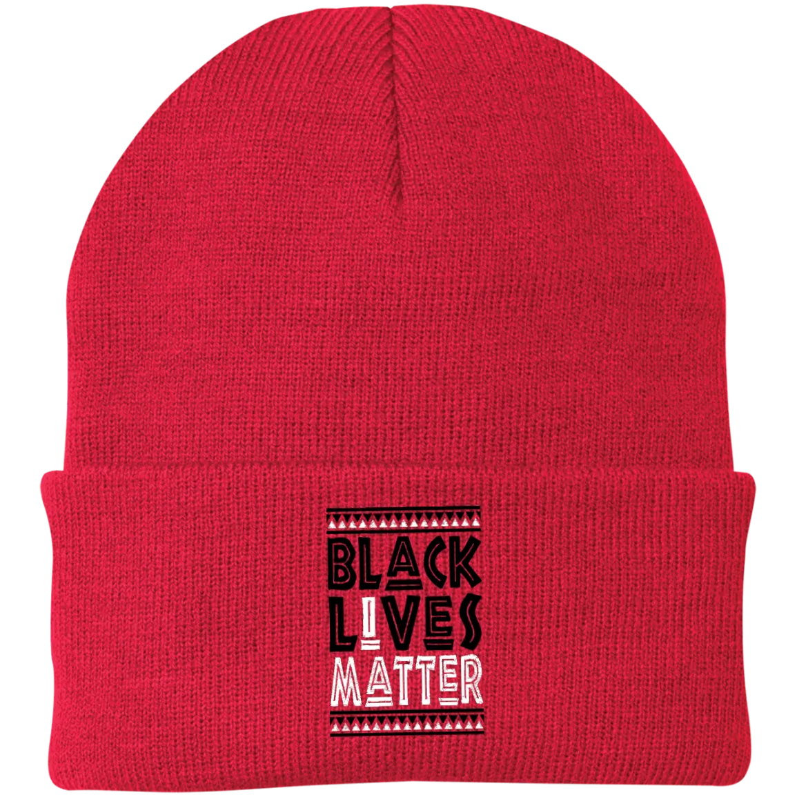 Black Lives Matter Embroidered knit cap