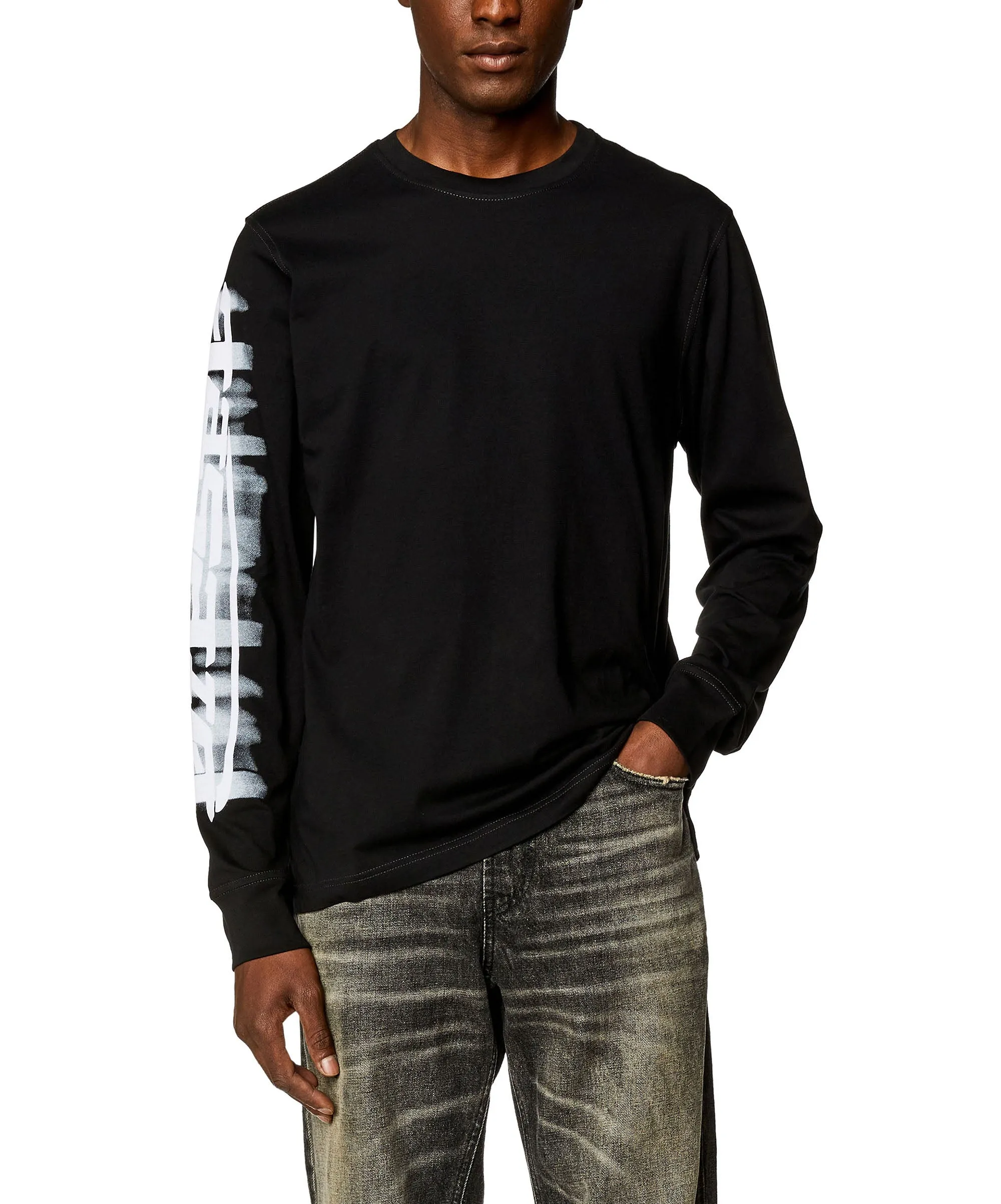 Black T-Just Long Sleeve T-Shirt