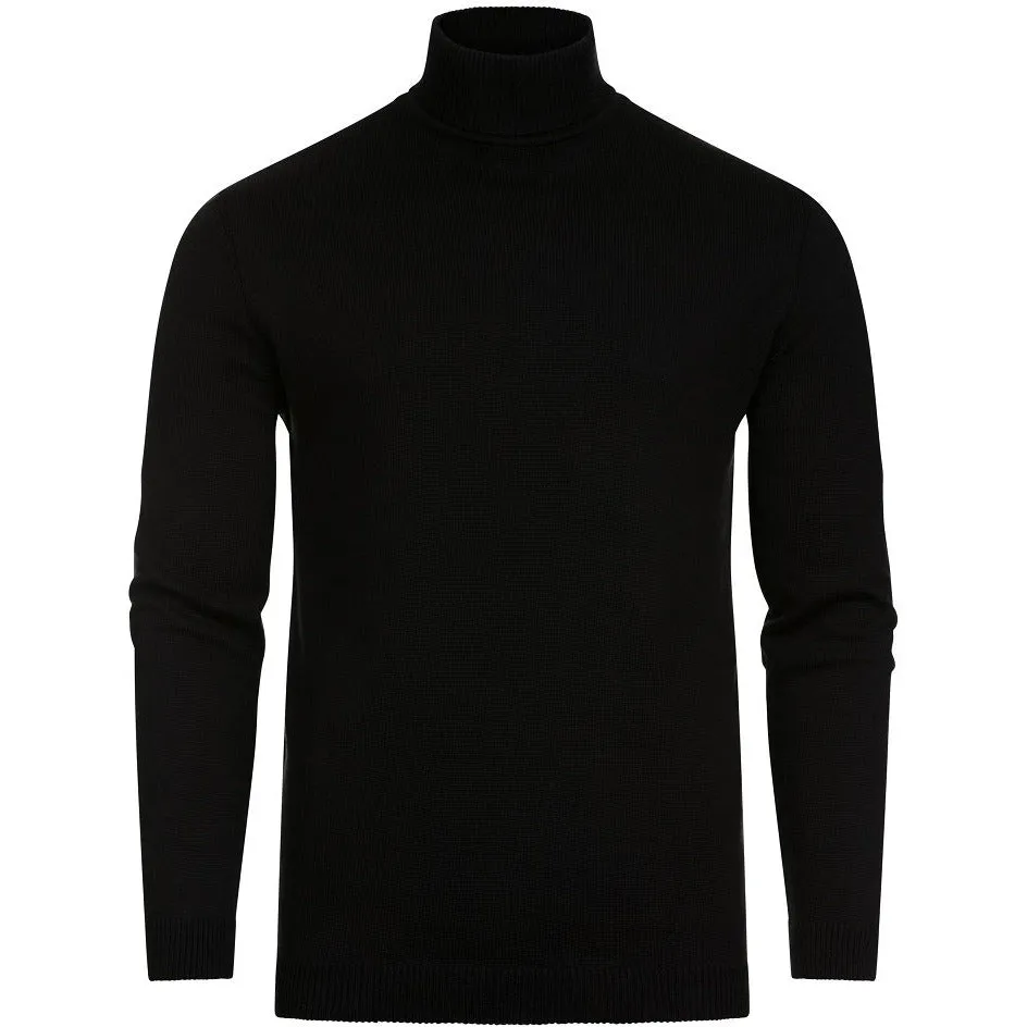 Black Turtleneck Sweater