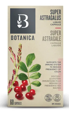 BOTANICA Super Astragalus Liquid Phytocaps (60 caps)