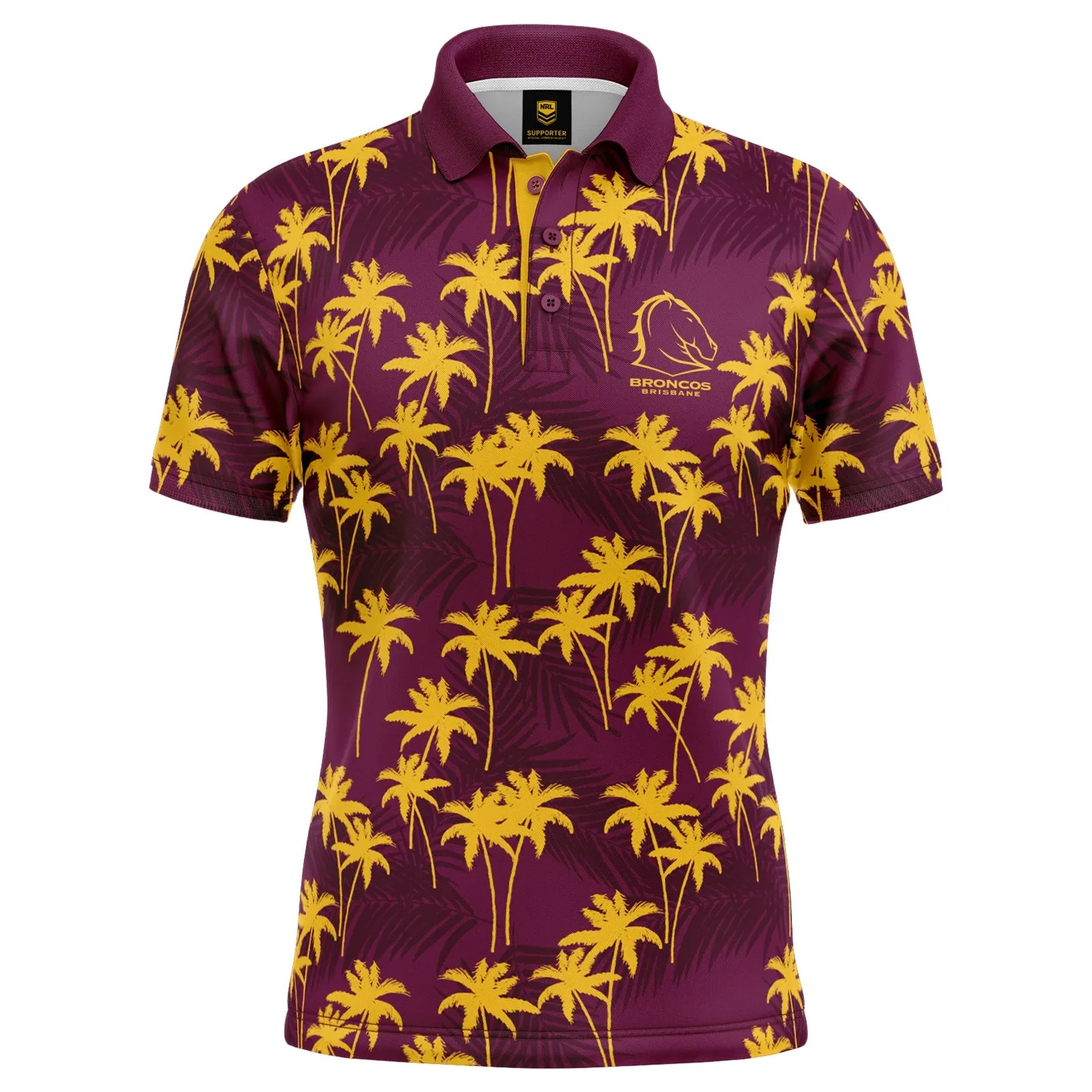 Brisbane Broncos Par Tee Golf Polo