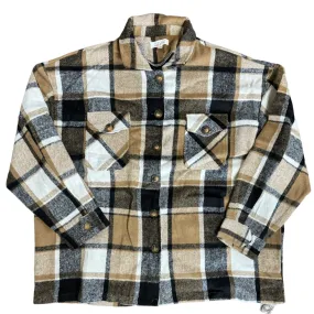 Brown Plaid Shacket