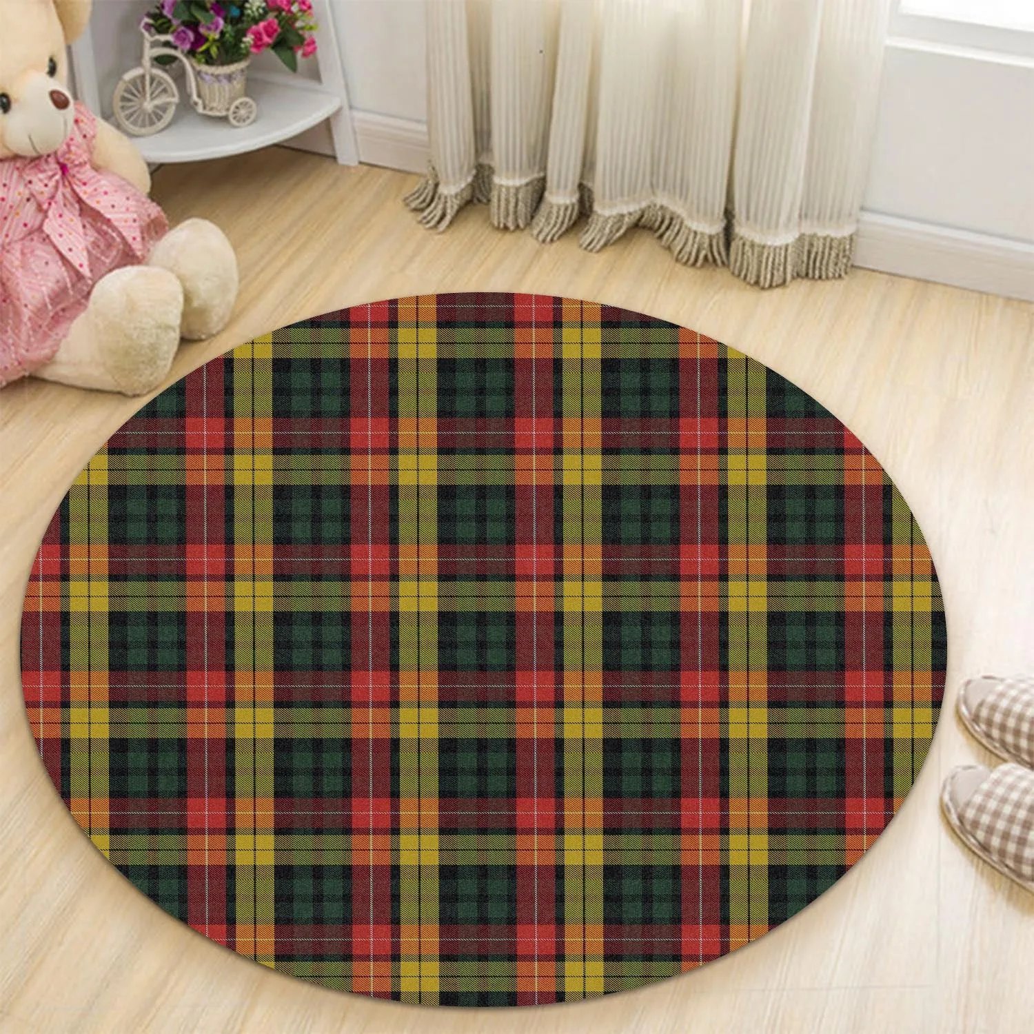 Buchanan Tartan Round Rug