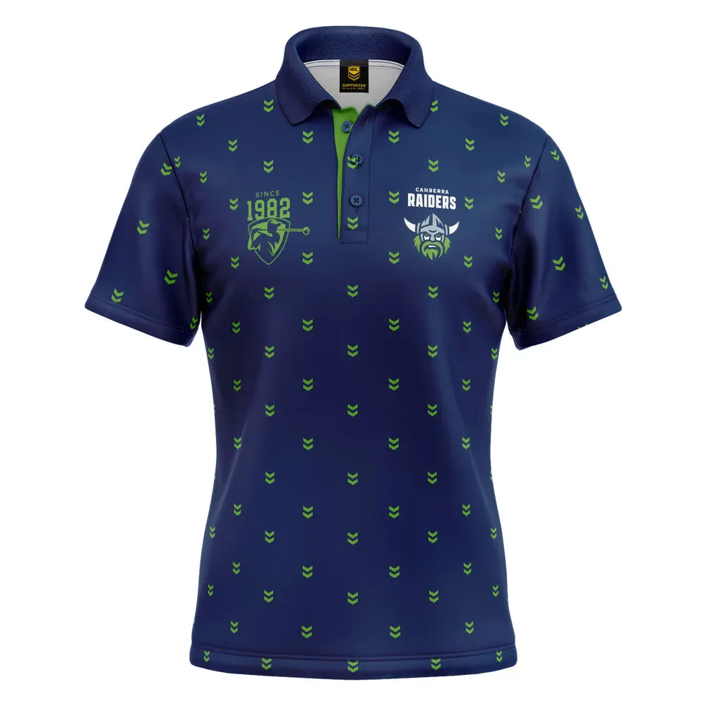 Canberra Raiders Mens Mulligan Golf Polo