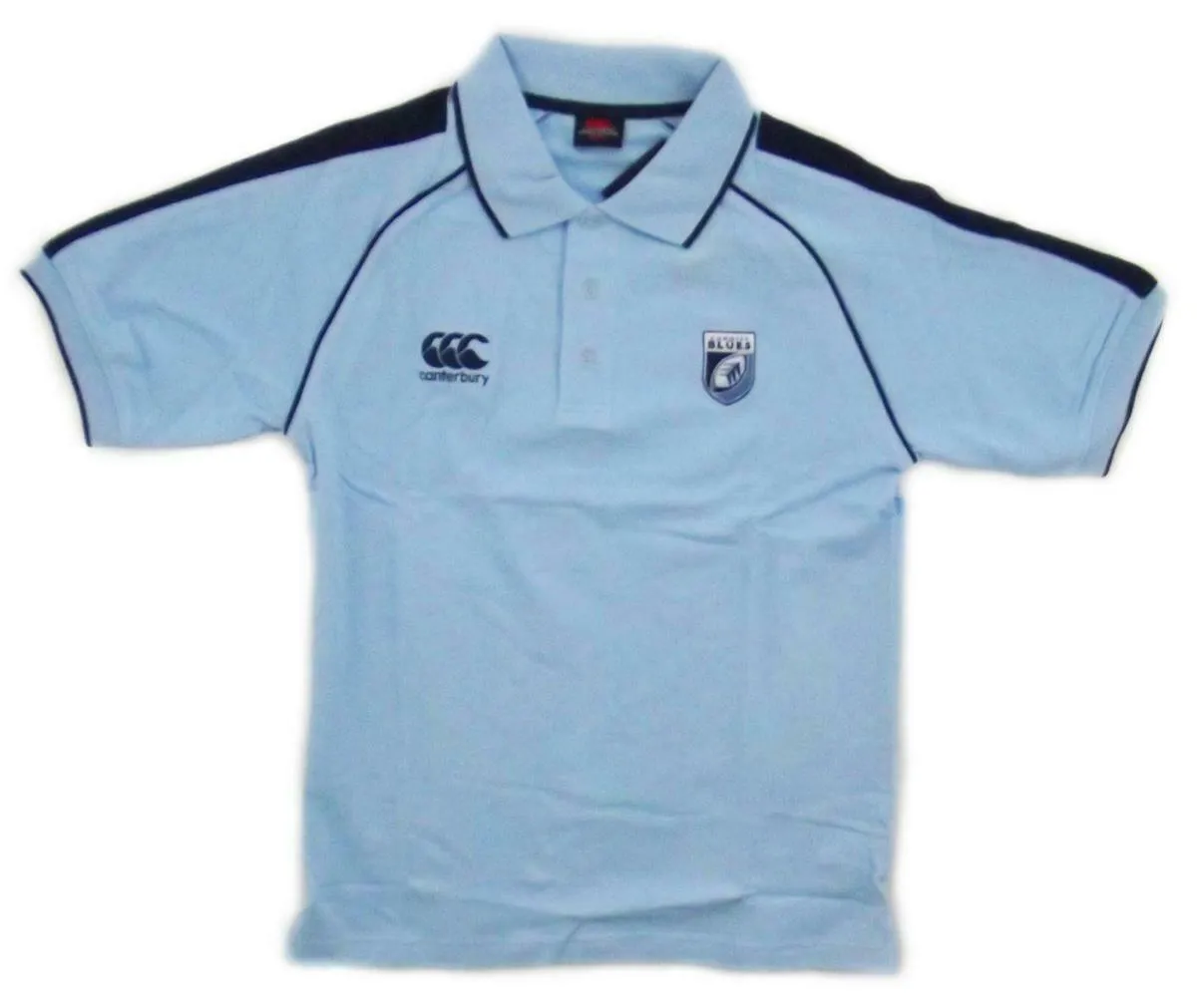 Cardiff Blues Cut And Sew Adults Skyway Polo