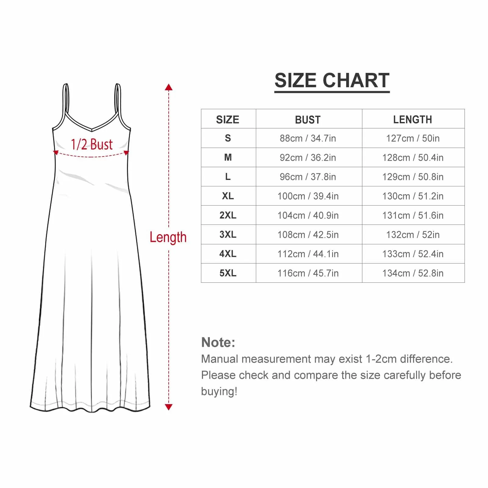 Cat Favoites Women's Summer Slip Long Dress