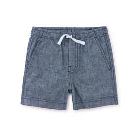 Chambray Sport Shorts - Indigo - FINAL SALE