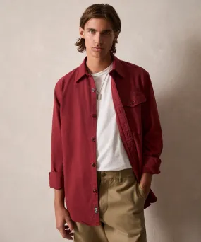 Chamois Shirt in Barn Red