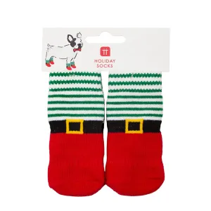 Christmas Fancy Dress Dog Socks - 4 Pack