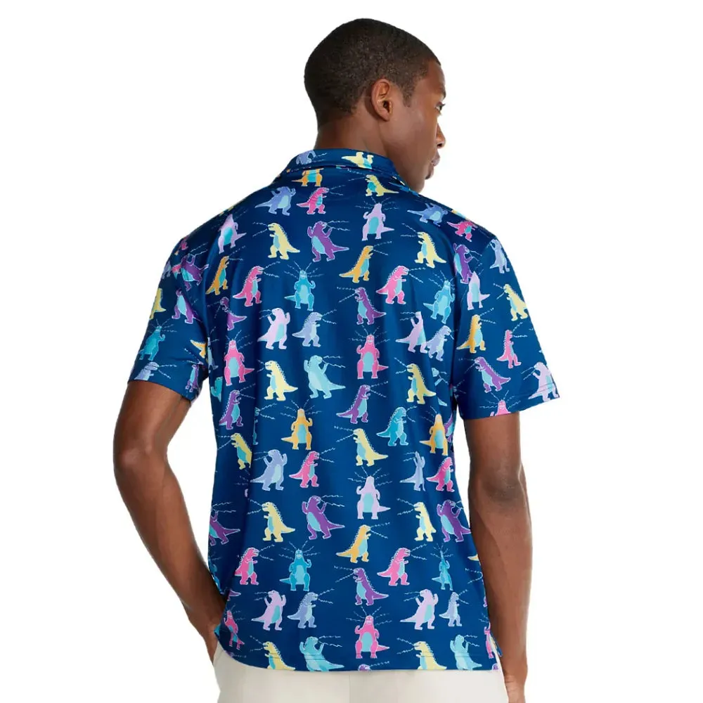 Chubbies Men's Tyrannosaurus Rep Performance Polo