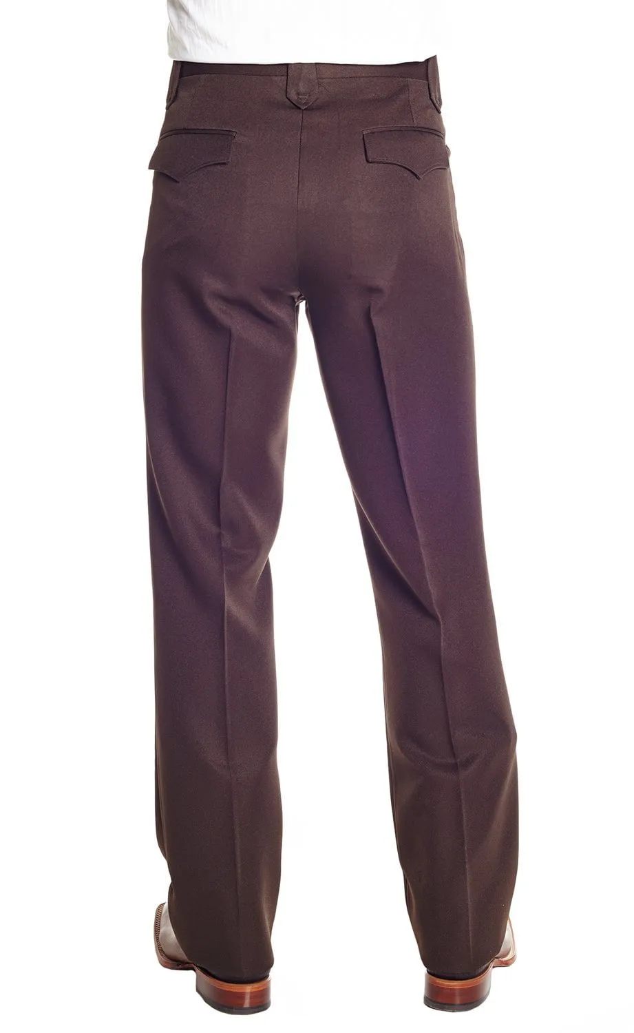 Circle S Mens Brown Polyester Ranch Dress Pants 34