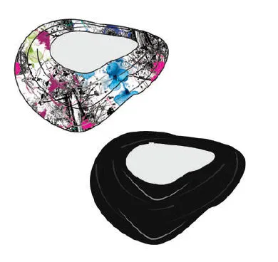 City Etch Infinity Scarf (black)