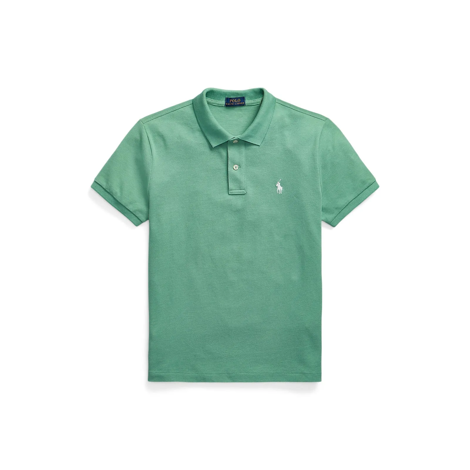 Classic Fit Mesh Polo - Haven Green