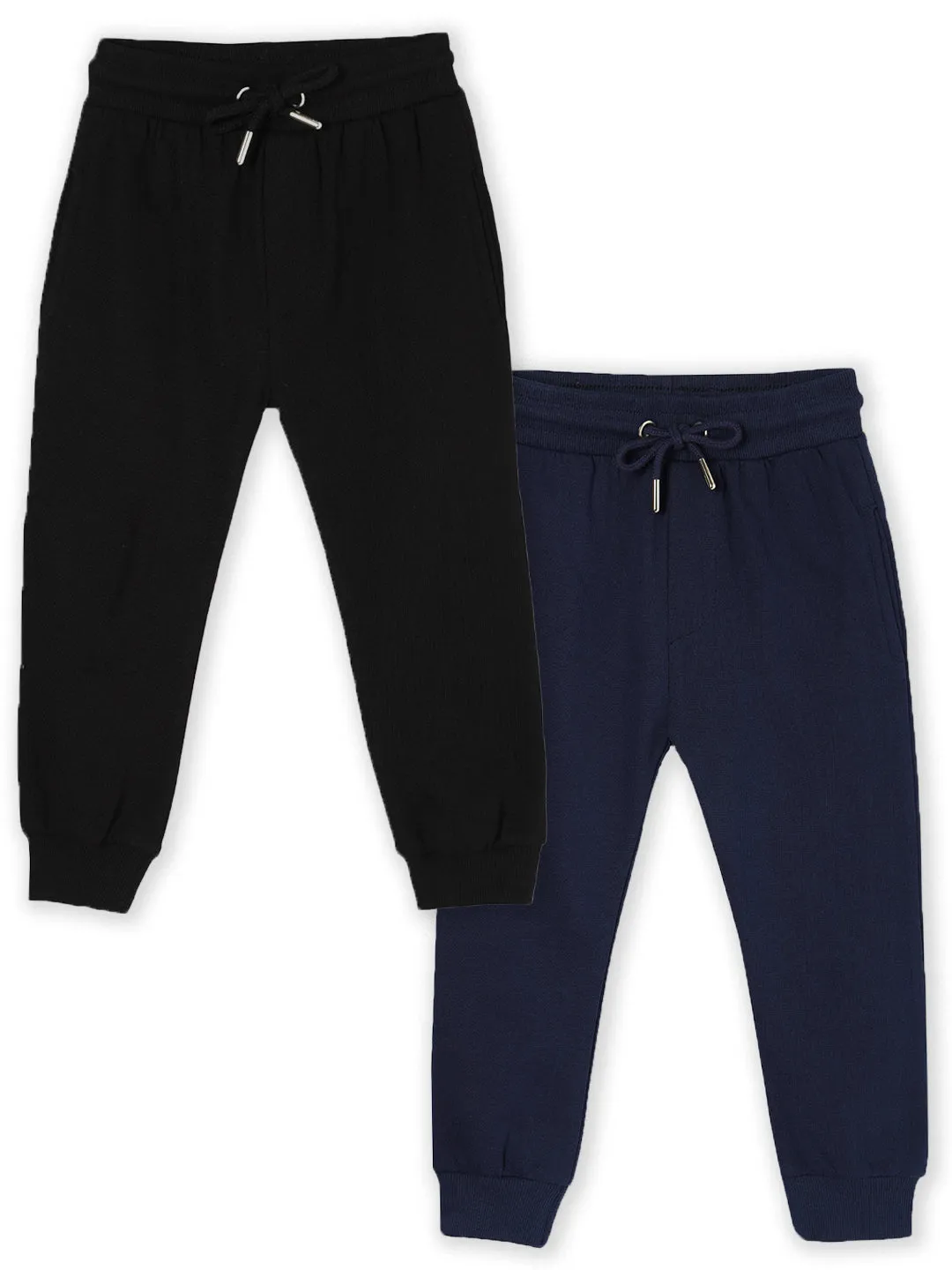 Combo of 2 Winter Sweatpants- Black & Navy Blue