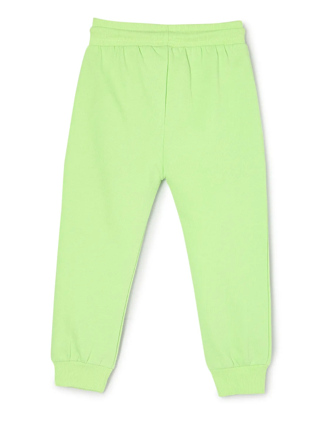 Combo of 2 Winter Sweatpants- Light Blue & Neon Green