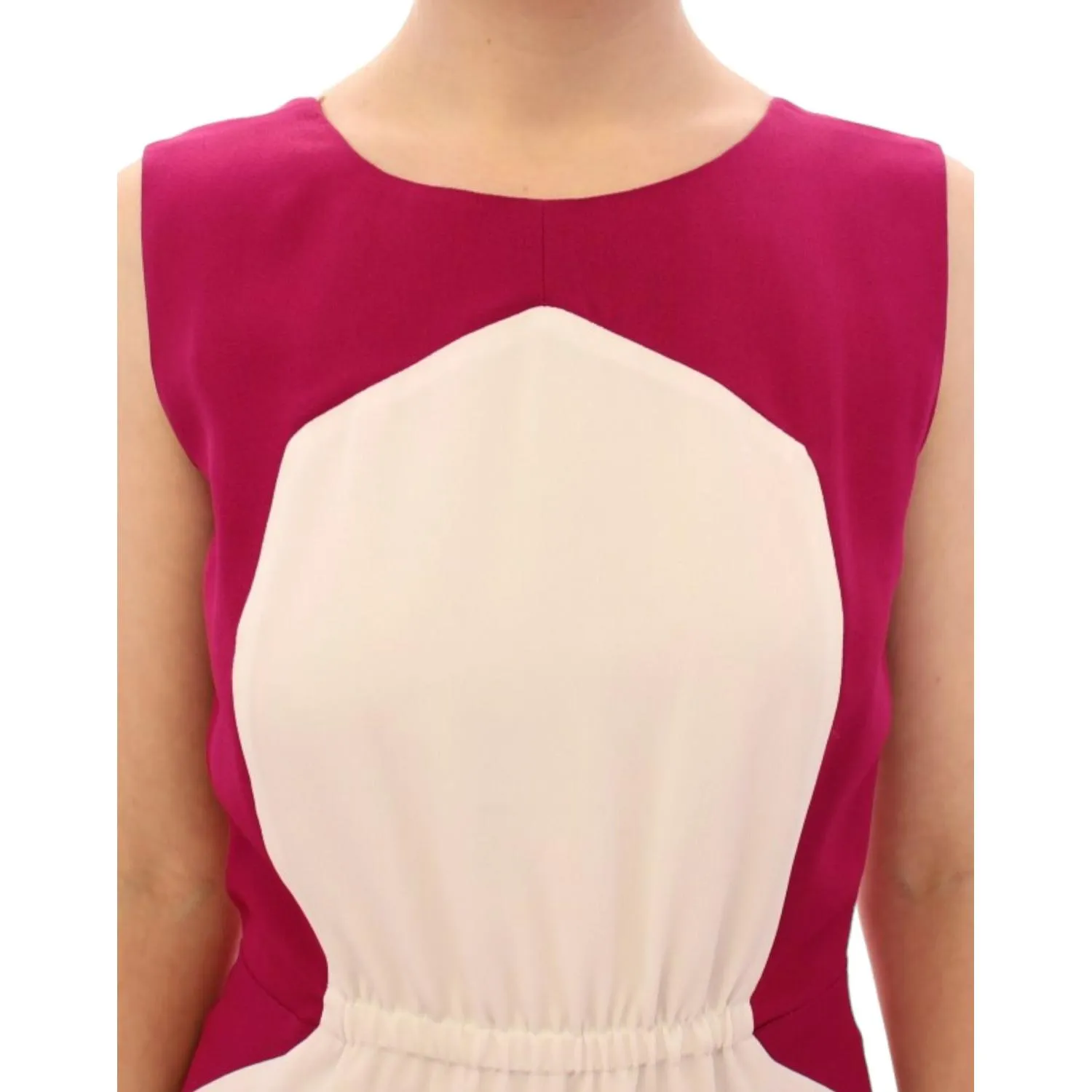 CO|TE Chic Pink & White Shift Dress