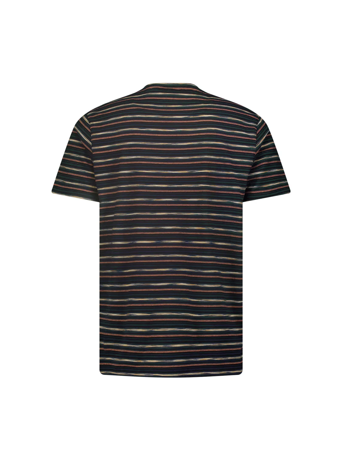 Crew Neck Stripe Tee: Night