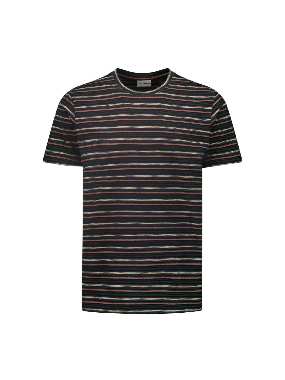 Crew Neck Stripe Tee: Night