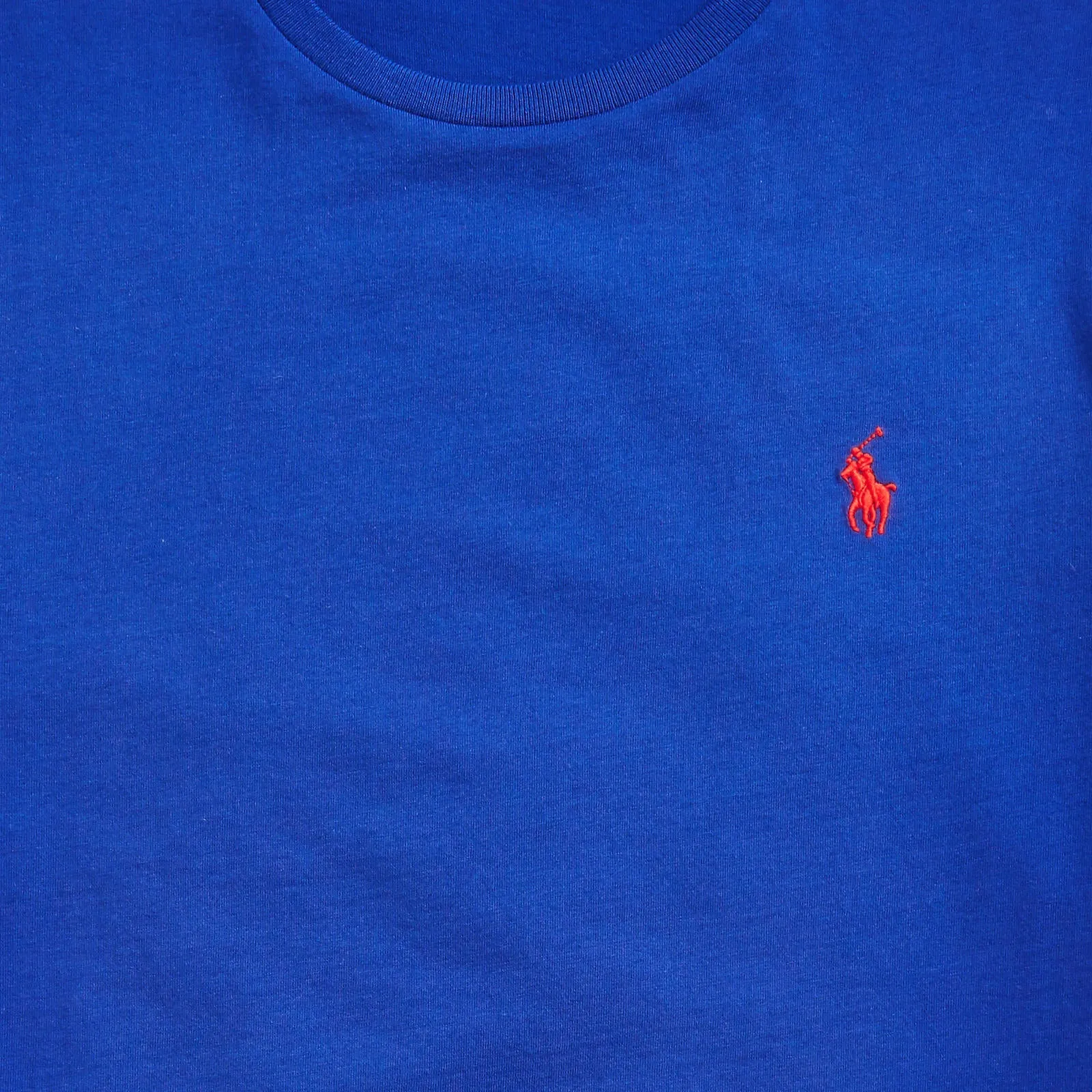 Custom Fit Jersey Crewneck T-Shirt - Royal Blue