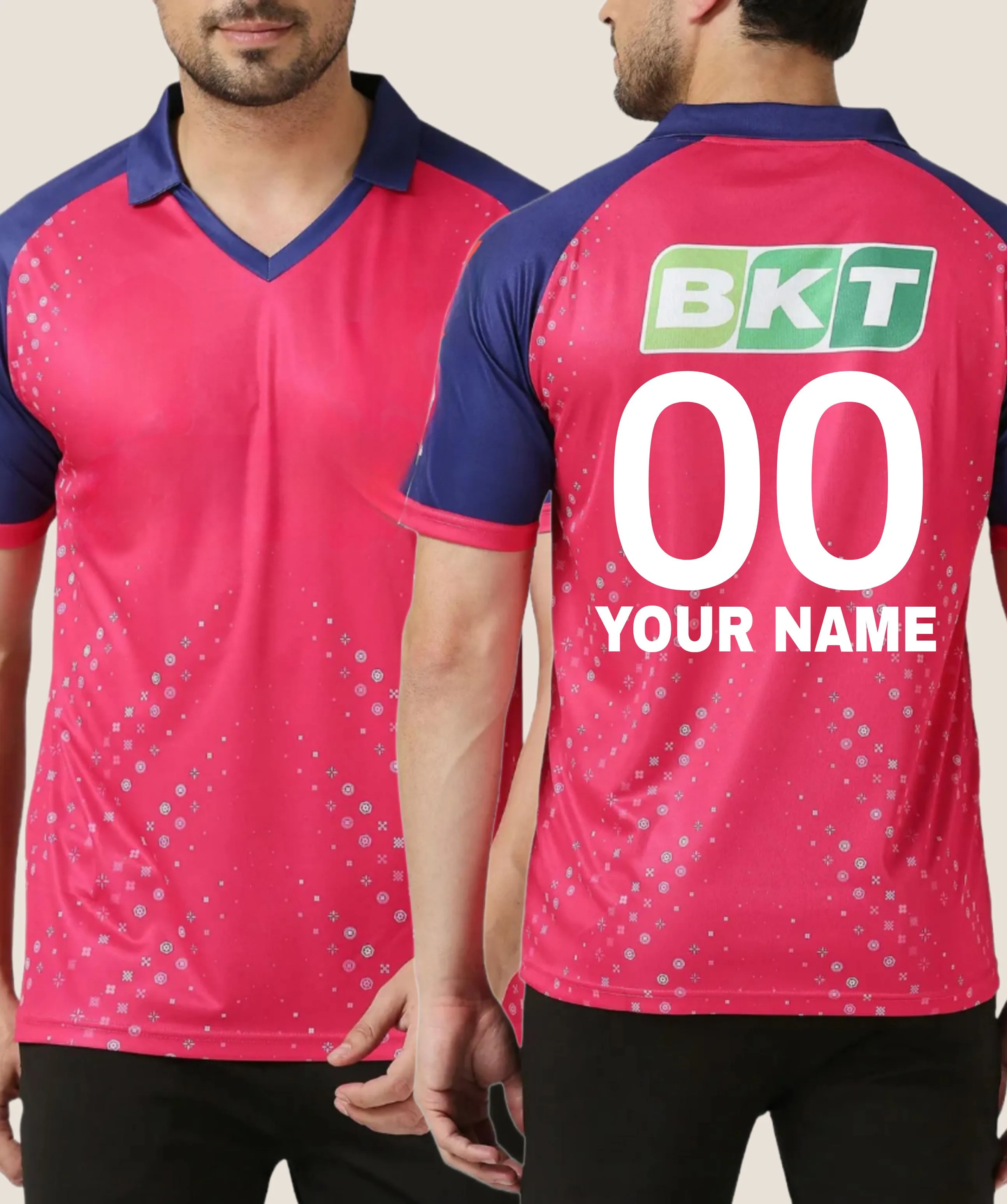 Customized IPL Rajasthan Royals Jersey 2024- Player-Edition