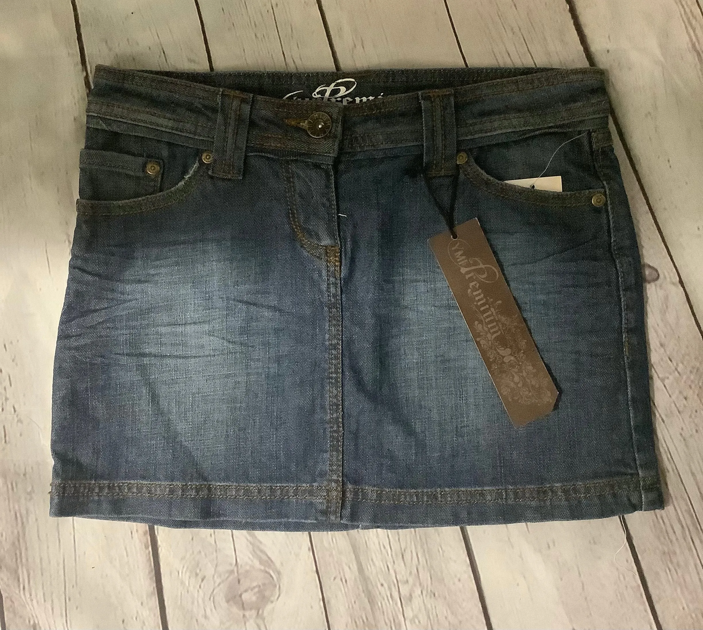 Denim Mini Skirt