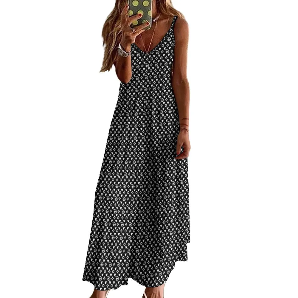 Designer Women's Summer Slip Long Dress