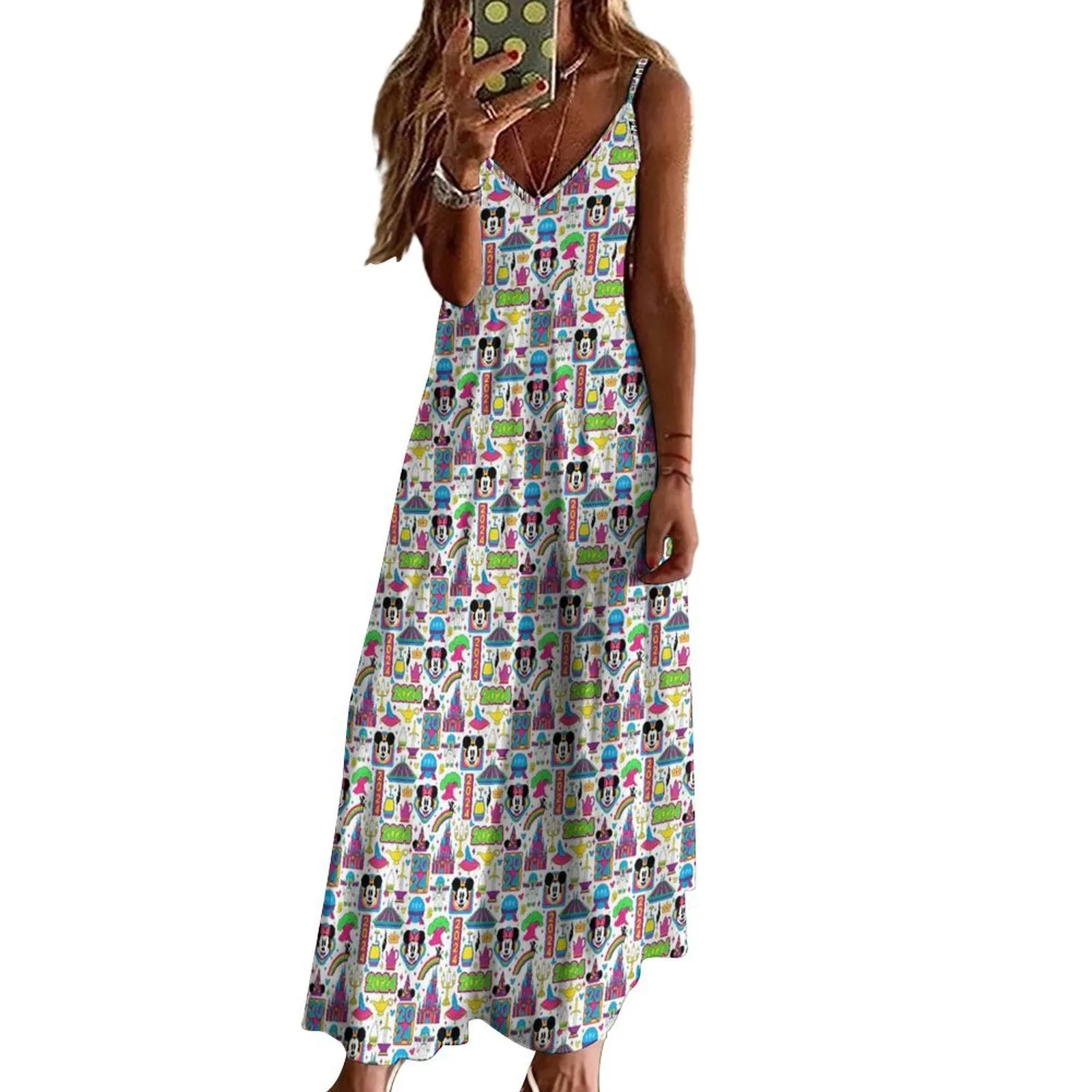 Disney 2024 Women's Summer Slip Long Dress